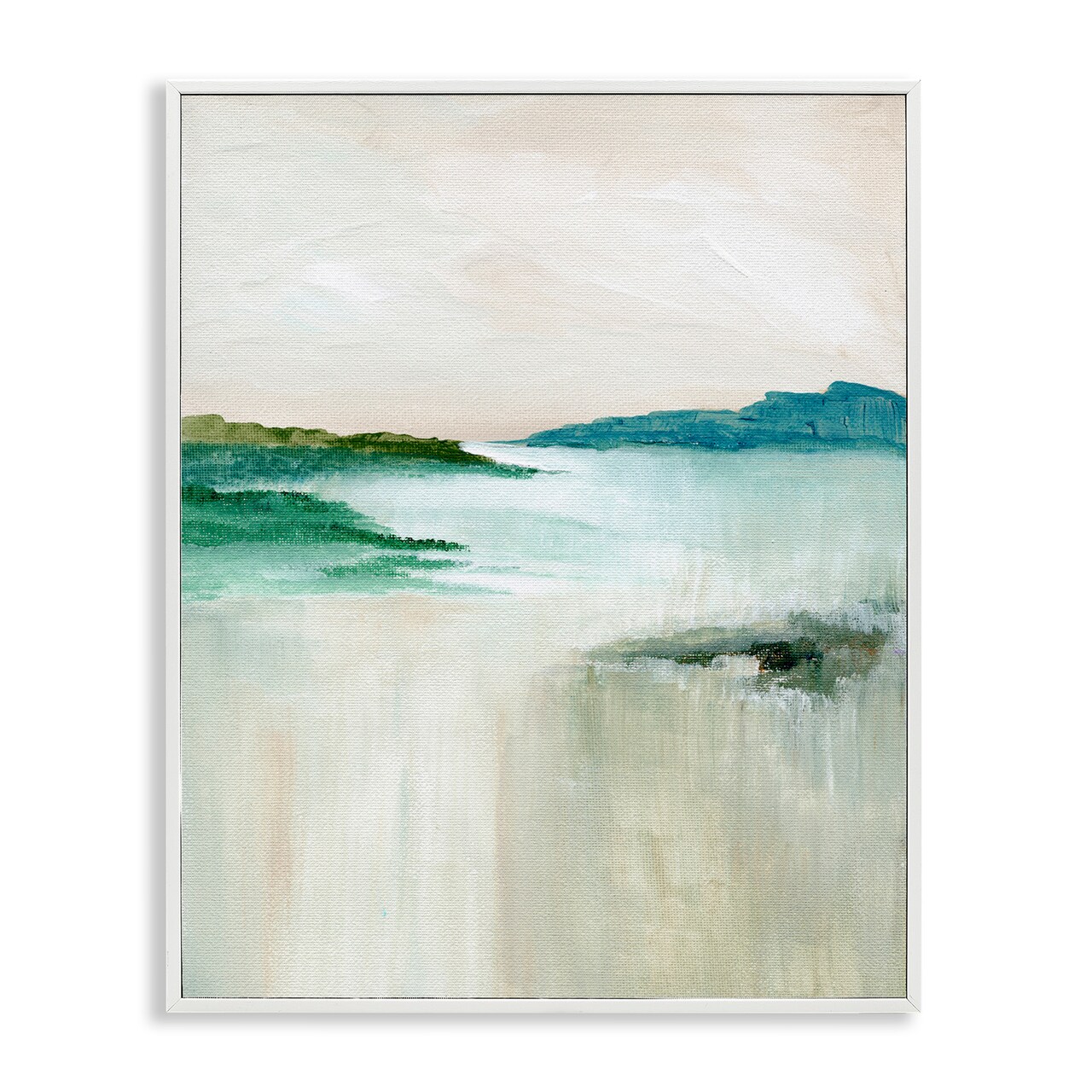 Stupell Industries Blue Tone Misty Landscape Framed Giclee Wall Art Design by Nikita Jariwala